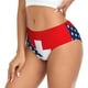 thumbnail image 2 of Fotbe USA Switzerland Calzones Estampados para Mujer – Ropa Interior de Algodón, Cómoda, Suave y Elástica-3X-Large, 2 of 6