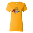 thumbnail image 2 of Wild Bobby, Classic Ford Mustang Car Logo, Cars and Trucks, Womens Graphic T-Shirt, Gold, 3X-Large, 2 of 3