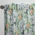 thumbnail image 3 of Designart 'Flowers With Green Leaves VIII' Floral Curtain Panel, 3 of 5