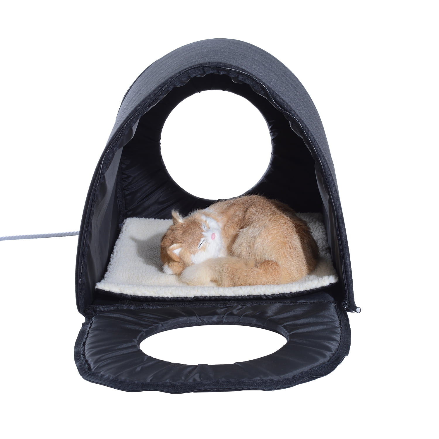 heated cat house walmart