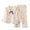 R31-Beige, variant on Girls Clothes 2 Piece Outfits Long Sleeve Pajamas Kids Sleepwear Cartoon Print Tops Pants Soft Loungewear Outfit Toddler Children Nightwear 5-6 Years