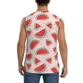 thumbnail image 4 of Balery Watermelon Men's Sleeveless Muscle Shirts Workout Tank Top, Moisture Wicking, Odor Protection-Small, 4 of 8