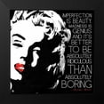 thumbnail image 2 of Rodriquez Jr, Enrique 15x15 Black Modern Framed Museum Art Print Titled - Monroe Worded, 2 of 5