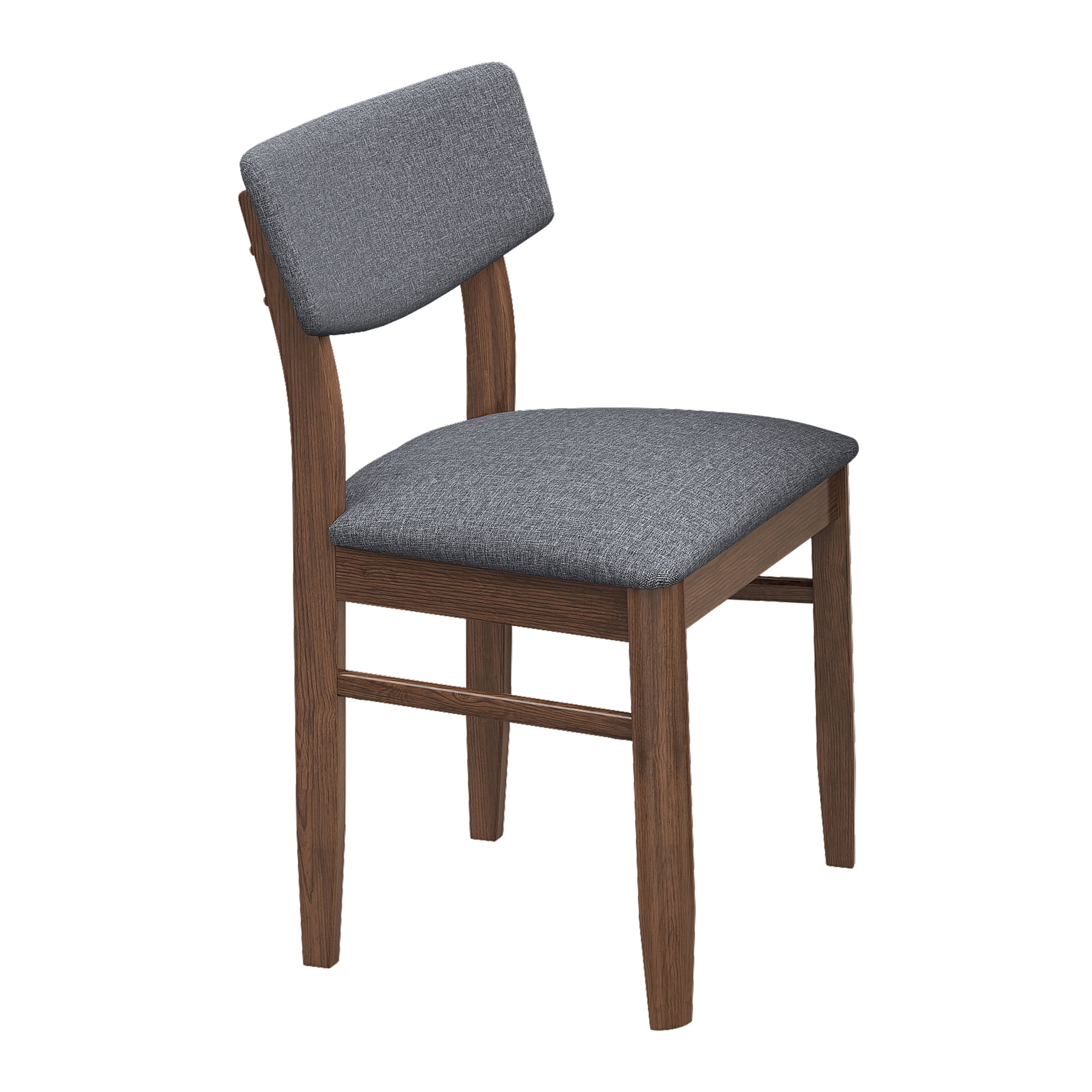 Kadyn Dining Chairs Set of 2, Dining Side Chairs with Fabric Cushion for Kitchen, Walnut Kadyn Dining Chairs Set of 2, Dining Side Chairs with Fabric Cushion for Kitchen, Walnut