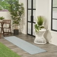 thumbnail image 6 of Nourison Courtyard Indoor/Outdoor Ivory/Aqua 2'2" x 10' Area Rug (2x10), 6 of 8