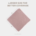thumbnail image 4 of Comfy Cubs Hooded Baby Towels 1-Pack, Large 32" x 32" - 6 Layer, 100% Muslin Cotton, Mauve, 4 of 5