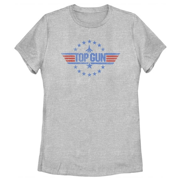 Women's Top Gun Circle of Stars Logo  Graphic T-Shirt