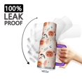 thumbnail image 3 of Halloween Cute Icons on Pink Pattern Tumbler with Handle and Lid,40oz Double Wall Vacuum Insulated Tumbler,Cups Gift for Women and Men, 3 of 7
