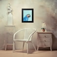 thumbnail image 4 of Warren, Annie 12x14 Black Modern Framed Museum Art Print Titled - Exotic Bird on Blue I, 4 of 5