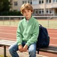 thumbnail image 5 of Timegard Boys Clothes Fall Winter Kids Zip up Jackets Stand Collared Long Sleeve Casual Coat Outwear Clothing, 5 of 5