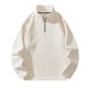 thumbnail image 3 of pstuiky camisas de manga larga para hombre, Sudadera con cuello alto, manga larga y cremallera de un cuarto para hombre, color liso camisetas de hombre xl, 3 of 7