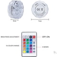 thumbnail image 2 of Submersible LED Pool Lights 10 LEDs 16 Colors Underwater Pond Lights with Remote Inground Pool Hot Tub Light Pond Fountain Aquariums Vase Garden Party Color Changing(1 PACK-COLOR CHANGE), 2 of 7