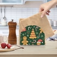 thumbnail image 2 of Yayeee Napkin Holder for Table Kitchen Paper Tissue Organization, Beige Christmas Gingerbread, 2 of 8