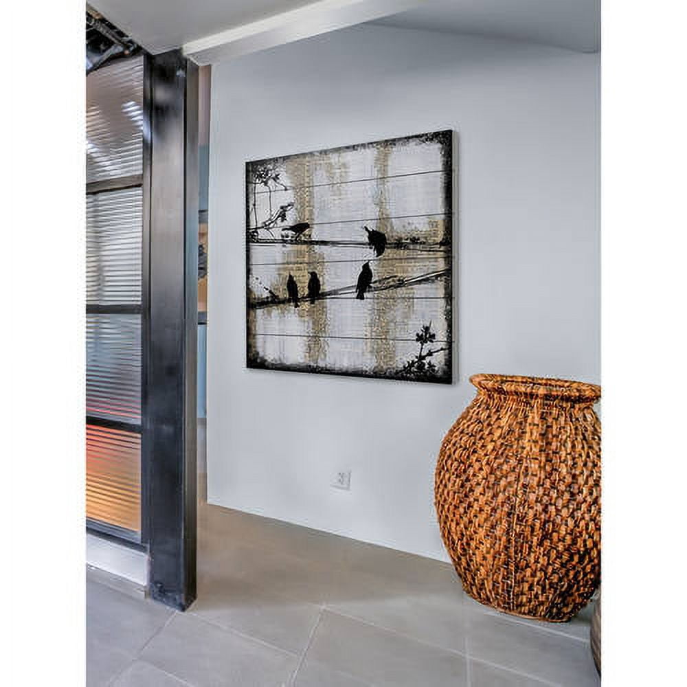 Marmont Hill "Word Keepers" by Vicki Butler Painting Print on White Wood
