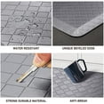 thumbnail image 5 of Kitchen Floor Mat - 4/5 Inch Thick Anti-Fatigue Kitchen Rug,Waterproof Non-Slip Kitchen Mats and Rugs Heavy Duty Ergonomic Comfort Rug for Kitchen,Office,Sink,Laundry,(22"x54", Gray), 5 of 14