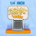 French Fry Cutter for Commercial and Home Use, Potato Slicer with 1/2