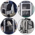 thumbnail image 3 of WRITWAA Large Capacity Dark Grey Cat Shoulder Bag for Convenient Pet Outgoing Use, 3 of 8