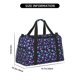 thumbnail image 3 of Disketp purple Skull flower Bolsa de Viaje Tipo Duffle, Bolso de Mano para Fin de Semana para Mujer, Bolsa de Gimnasio Ligera para Hombre, Esencial para Viajes, 3 of 7