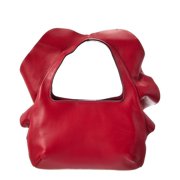 Valentino Atelier Leather Hobo Bag, Red