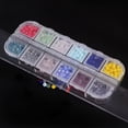 thumbnail image 4 of Advancent Paquete de 720 pendientes de cuentas de cristal con reverso plano de 4mm, accesorios de joyería, adornos de decoración, fabricación artesanal, Artesanía Advancent HA010494-00B, 4 of 6