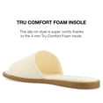 thumbnail image 4 of Journee Collection Womens Prisilla Tru Comfort Foam Linen Slip On Slide Sandals, 4 of 7