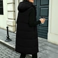 thumbnail image 5 of Mifsaly Womens Long Puffer Vests Zip Up Hooded Quilted Vest Snap Button Winter Casual Daily Going Out Windproof Outerwear with Pockets, 5 of 7
