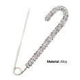 thumbnail image 7 of UDIYO Exquisite Anti-Exposure Brooch Pin Women Shining Rhinestone Sweater Safety Pin Costume Accessories, 7 of 7