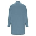 thumbnail image 6 of Draped Turtleneck Top for Women Long Sleeve Pullover Lightweight Casual Shirt Cowl Neck Tunic Sweater, 6 of 6