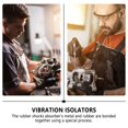 thumbnail image 2 of KAKOWELY 4 Pcs Black Rubber Mounts for Machine Vibration Isolation with Large Elasticity and Stability,1.57"X0.98"X0.98", 2 of 5