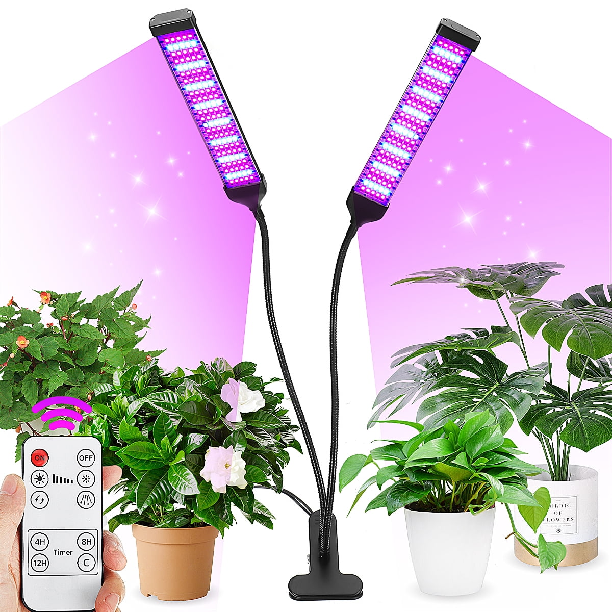 225/200 LEDs Full Spectrum Plant Grow Lamp Veg Light Indoor For Hydroponic Plant 