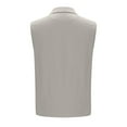 thumbnail image 5 of HomeDM Women's Button Down Tank Tops, Sleeveless Collared Tops Summer Casual Shirts - Gray/XL, 5 of 7