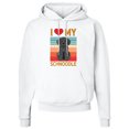 thumbnail image 2 of Inktastic I Love My Schnoodle Adult Hoodie Sweatshirt, 2 of 4