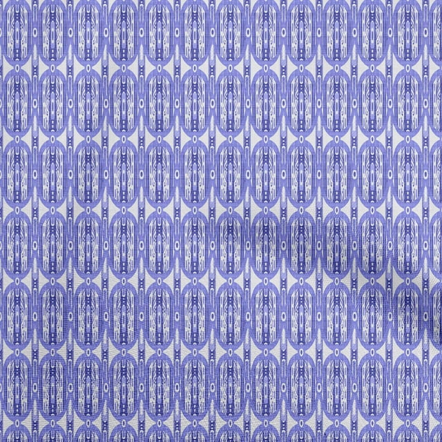 oneOone Polyester Spandex Medium Purple Fabric Geometric Sewing Craft Projects Fabric Prints By Yard 56 Inch Wide