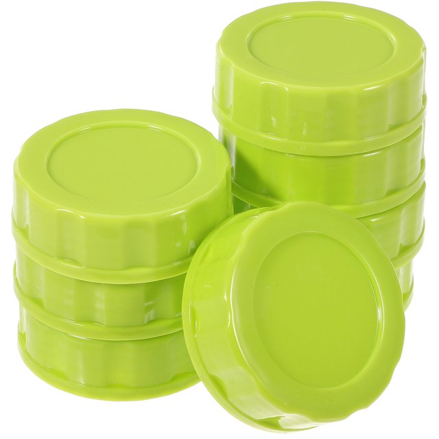 8 pcs Reusable Bottle Replacement Caps Glass Milk Bottle Lids Milk