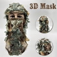 thumbnail image 1 of Hunting Full Face Mask 3D Camouflage Head Cover Sneaky Leaf Hat Cap !, 1 of 5