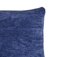 thumbnail image 6 of LR Home Yakar Chenille Poly Filled Pillow in Blue, 20" x 20", 6 of 9