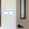 thumbnail image 2 of Classic Framed Plus Wear Gloves When Handling Samples Door or Wall Sign | Hygiene and Safety Signage - Small, 2 of 7