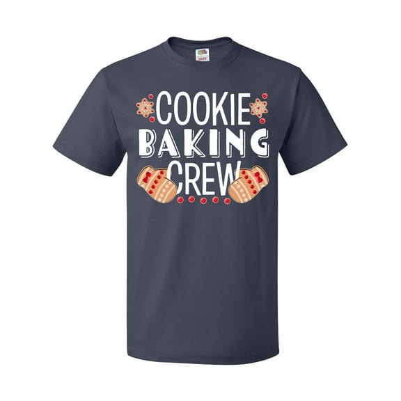 Inktastic Christmas Cookie Baking Crew with Oven Mitts T-Shirt