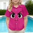 thumbnail image 6 of Piuwrlz 10 Years Boys Short polo Sleeve Teen Funny Graphic Shirts Tops Pocket Pullover T Shirts Hot Pink Size 10 Years, 6 of 9