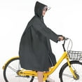 thumbnail image 1 of Poncho de lluvia portátil, poncho de lluvia para adultos, impermeable portátil reutilizable de EVA, impermeable para ciclismo, de primera línea, 1 of 5