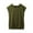 Army Green, variant on WOYY Big Boys Hooded Drawstring Tank Top with Pocket Casual Sports Sleeveless Shirt