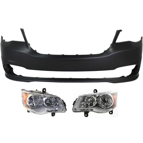 Headlight Kit For 2011-2019 Dodge Grand Caravan Left and Right Side Halogen