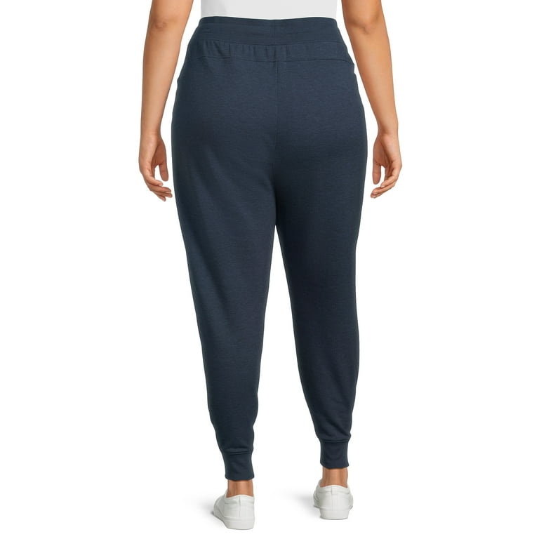 Athletic Works Women s Plus Size Jogger Pants with Pockets 29 Inseam 3 Pack Walmart