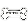 thumbnail image 1 of 2" Siberian Husky Bone Oval Crest Vinyl Sticker, 1 of 1