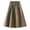 M39 Khaki, variant on Tfken Summer Skirts For Women Solid Color Elastic Waist A Line Leather Skirts With Pockets Trendy Daily Wear Female Classic Clothes Beige