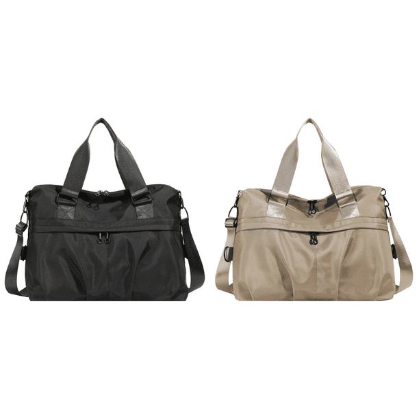 Bolso de viaje de gran capacidad para hombre y mujer, color negro