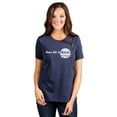 thumbnail image 2 of One Of A Kind Women's Fashion Relaxed T-Shirt Tee Heather Navy Medium, 2 of 5