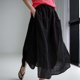thumbnail image 4 of Pantalones palazzo de cintura alta para mujer: diseño de falda-pantalón con cintura elástica y bolsillos para las vacaciones, 4 of 6