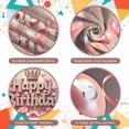 thumbnail image 4 of Pink Theme Banner Royal Crown Princess Backdrop Pink Roses Sparkling Letters Glamorous Party Backdrop for Birthday Party Girls' Birthday Indoor Decoration, 4 of 9
