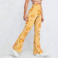 thumbnail image 6 of CHUMUD High Waist Workout Pants for Petite Women Boho Stretchy Floral Gym Flare Pants Tummy Control Yoga Pants Outdoor, 6 of 9